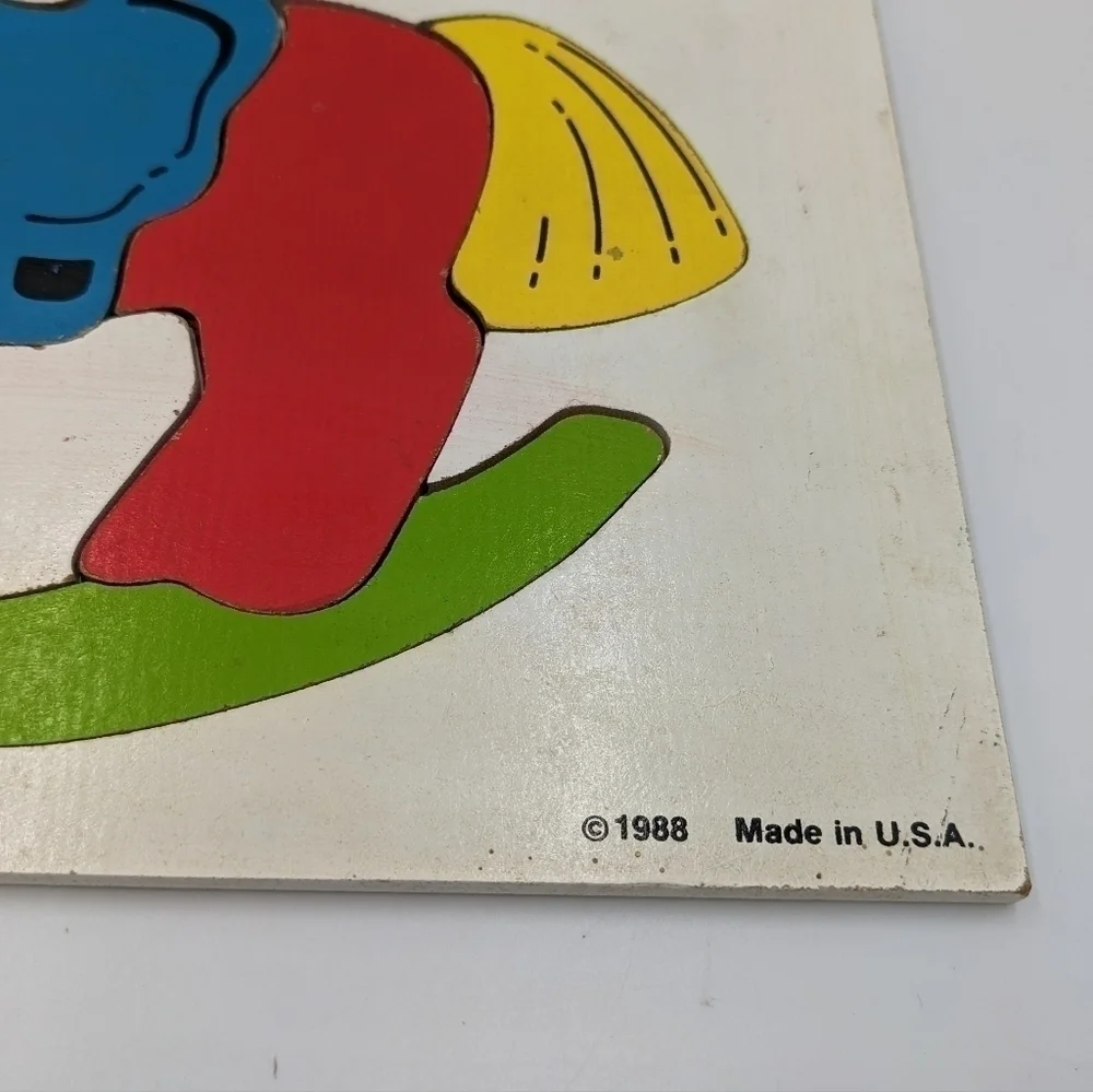 Vintage Judy Instructo Wooden Rocking Horse Puzzle